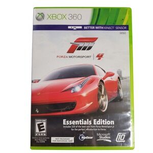Forza Motorsport 4 Essentials Edition Microsoft Xbox 360 Racing Game NTSC 2012